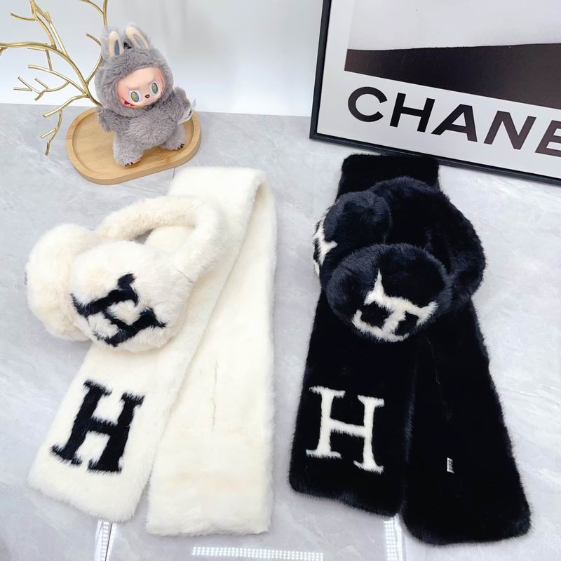 Hermes scarf earmuff dx01